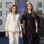 Salidas a la ceremonia de entrega de los 'Premios Princesa de Asturias 2025' en Oviedo