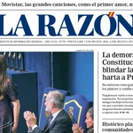 Portada de LA RAZÓN de este sábado 25 de octubre de 2025