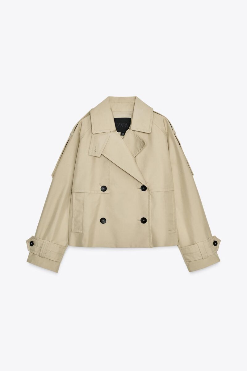 Trench corto water repellent ZW collection.