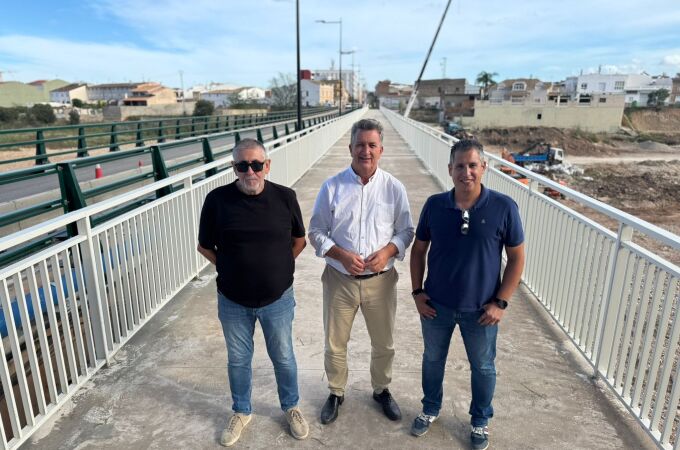 Real y Montroy recuperan su conexión con la pasarela ciclo-peatonal