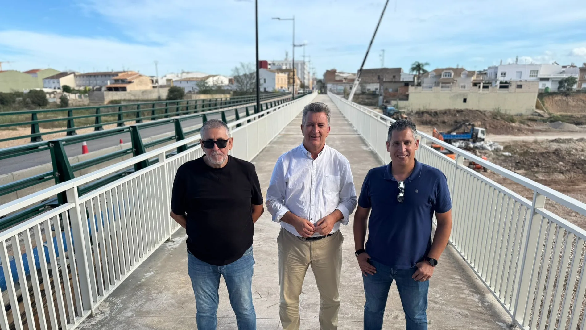 Real y Montroy recuperan su conexión con la pasarela ciclo-peatonal