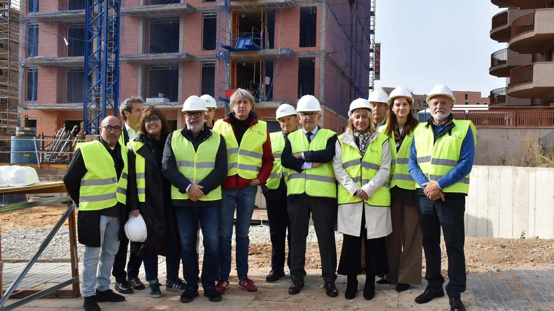 José Manuel Jiménez, Yolanda de Gregorio y Carlos Martínez, entre otros visitan las obras