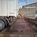 Alperujo de almazara, un subproducto del olivar que sirve para generar biogás (que luego puede utilizarse para producir electricidad o calor) y biocombustibles, entre otros usos 