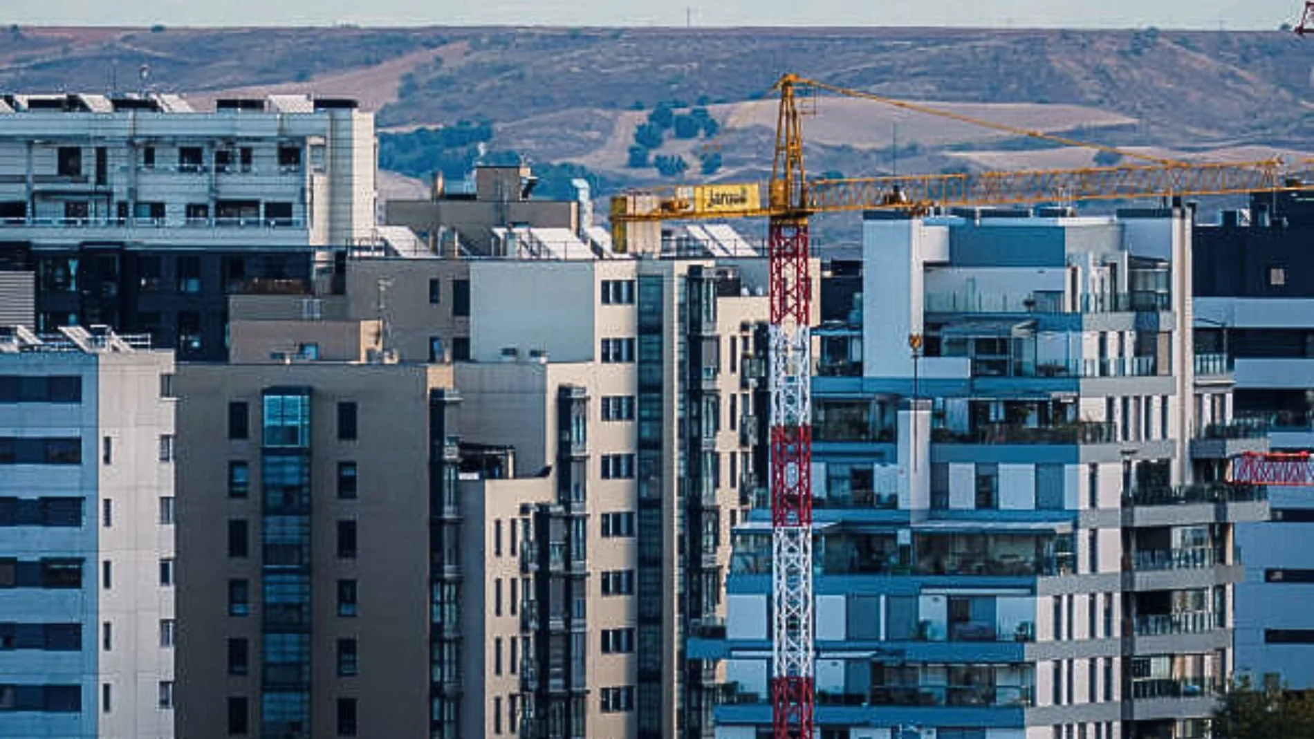 Vista panorámica del barrio de Valdebebas en Madrid