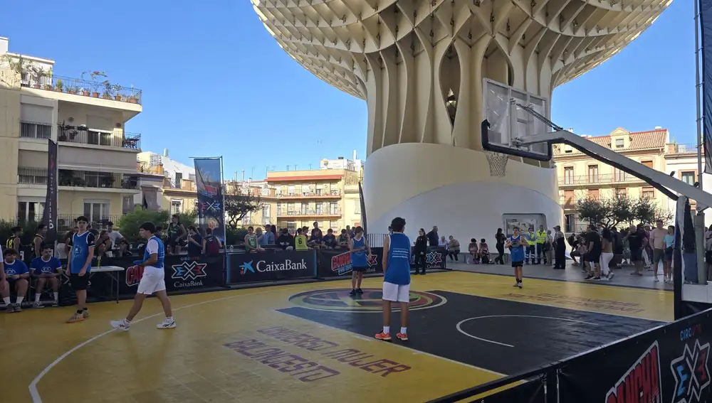 El 3x3 de CaixaBank en las Setas de Sevilla