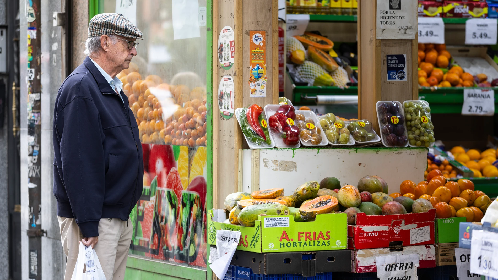 Cesta de la compra, alimentacion.