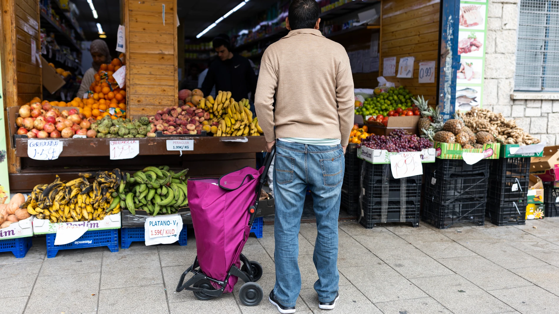 Cesta de la compra, alimentacion.