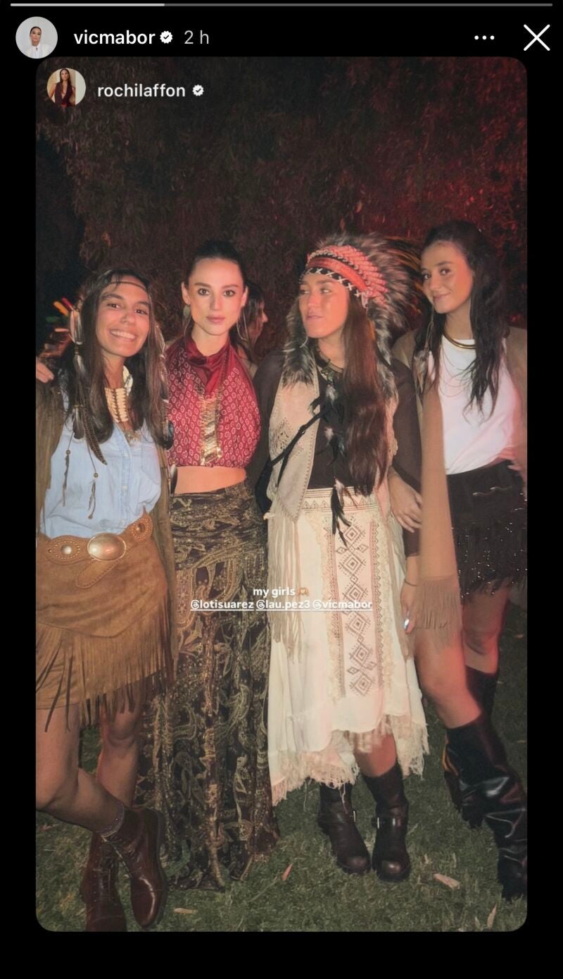 Victoria Federica con sus amigas.
