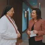 Margarita Robles y Lucia Caram