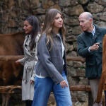 La Infanta Sofía en Valdesoto.