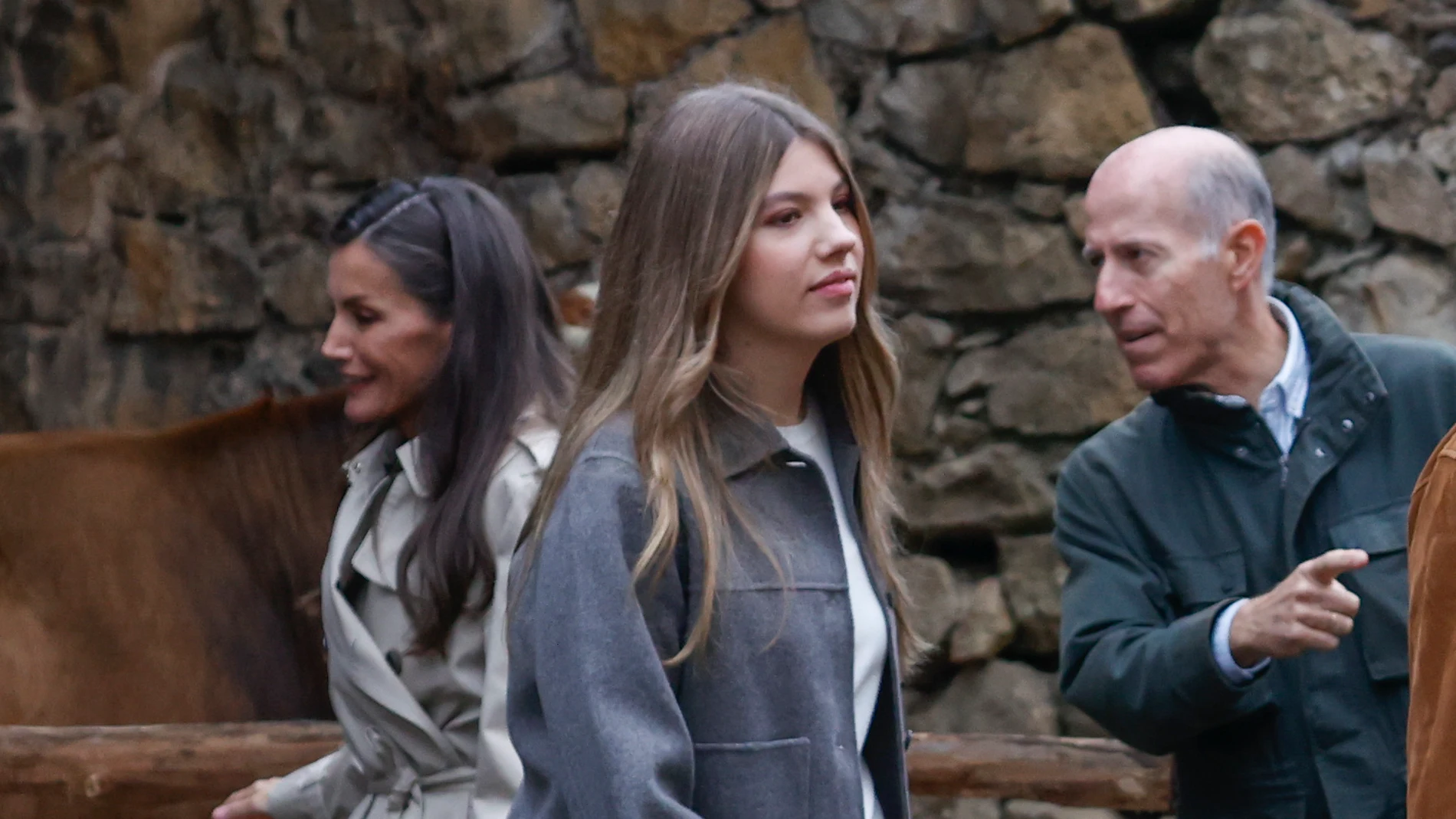 La Infanta Sofía en Valdesoto.
