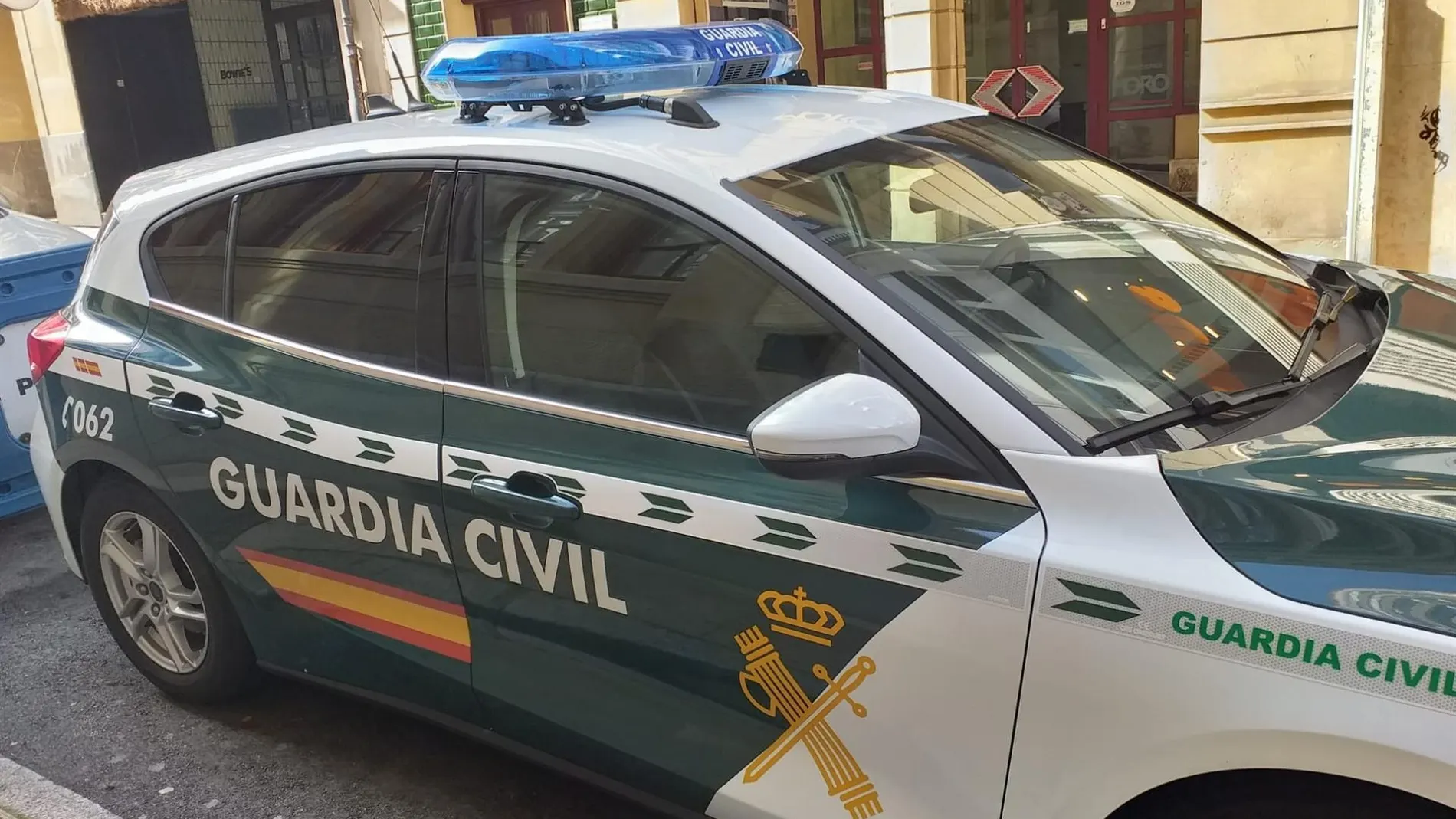 Vehículo de la Guardia Civil
