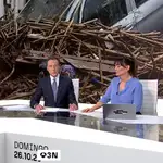 Matías Prats y Mónica Carrillo, presentadores de Antena 3 Noticias Fin de Semana