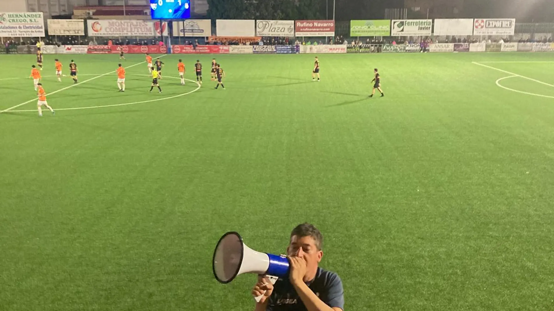 "Chana", durante un partido