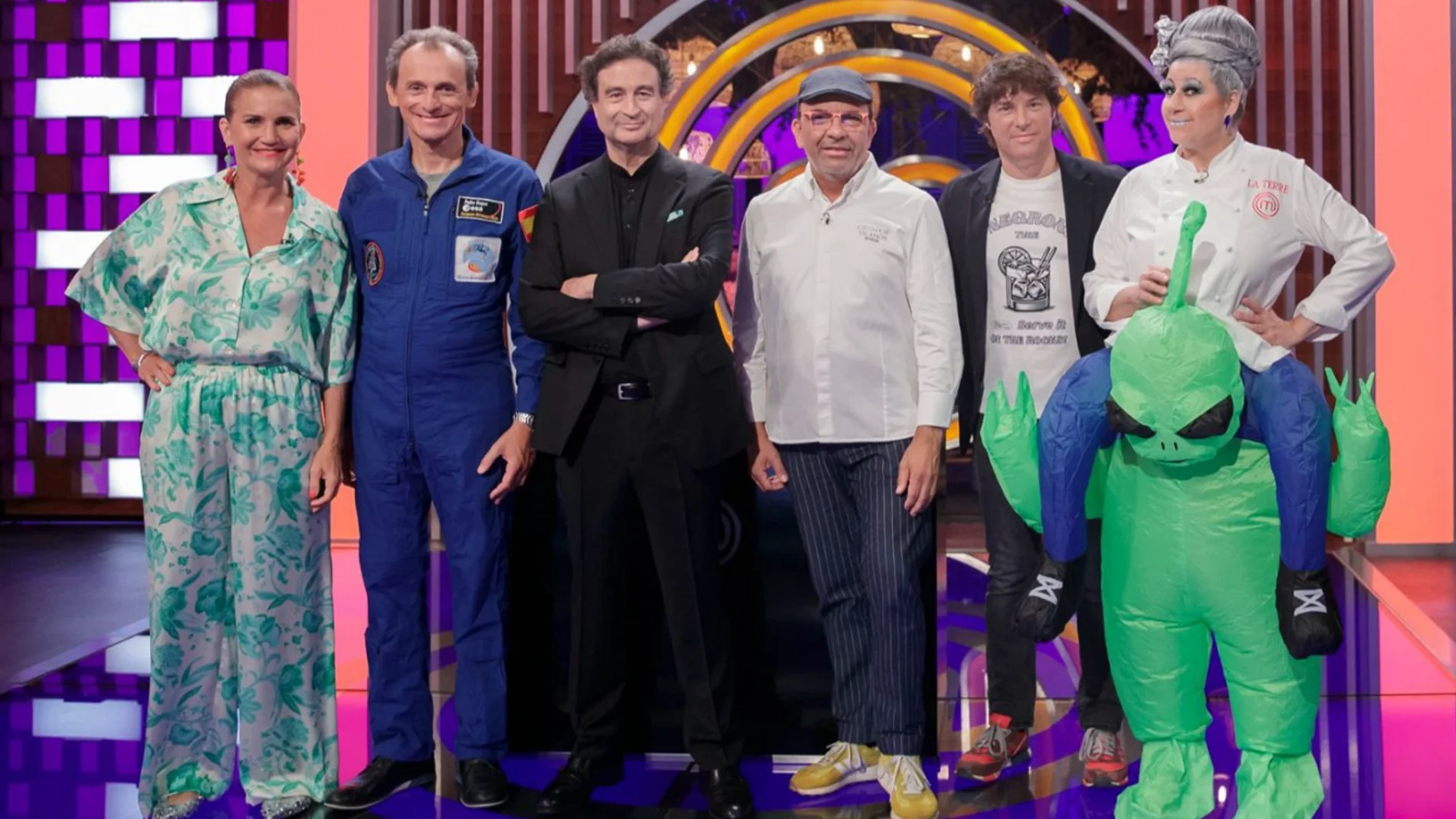 El jurado de 'MasterChef Celebrity 10' con Pedro Duque y La Terremoto de Alcorcón