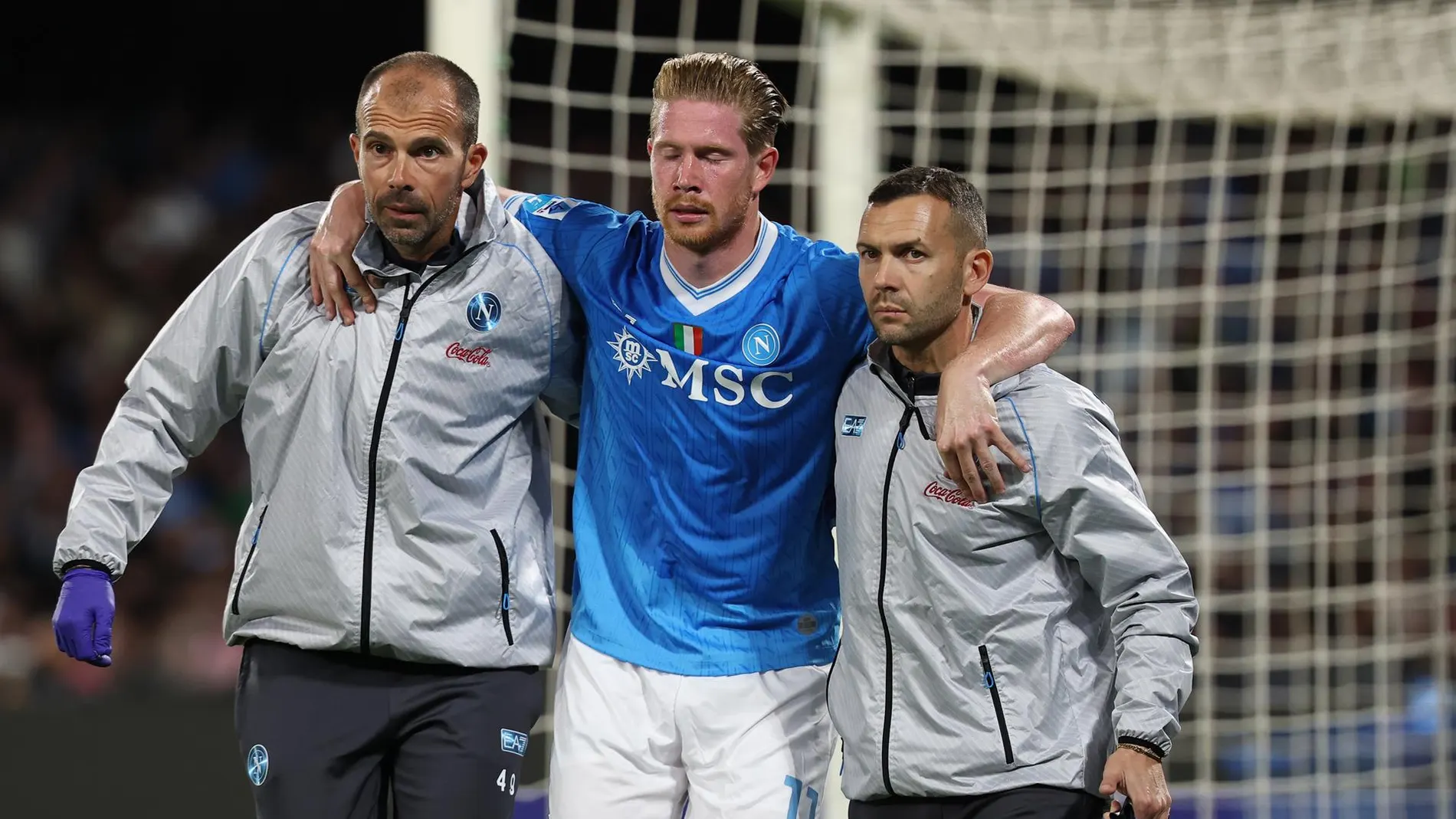 Fútbol.- El Nápoles perderá varios semanas al belga Kevin de Bruyne por una "grave rotura" muscular