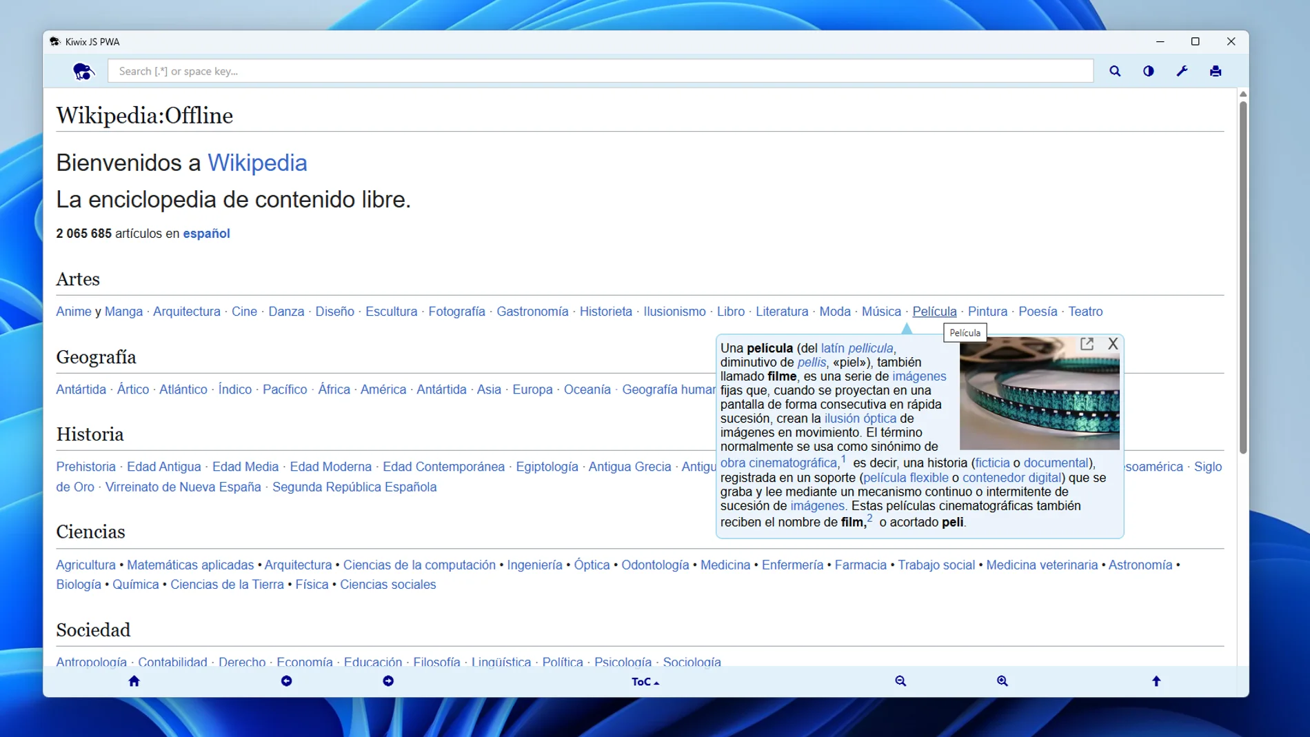 Cómo descargar toda la Wikipedia en tu ordenador o móvil y usarla cuando quieras sin conexión.