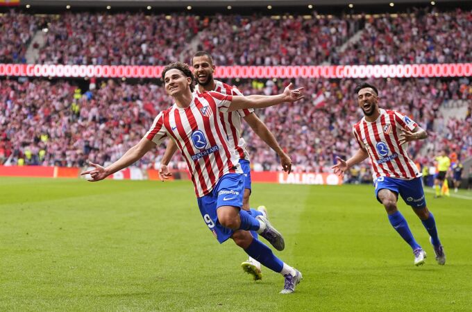MADRID.-El Atlético de Madrid y su capacidad para golpear primero en todos los partidos de LaLiga EA Sports