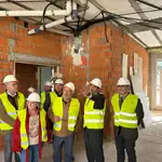 Suárez-Quiñones junto a Guarido visitando las obras en Zamora