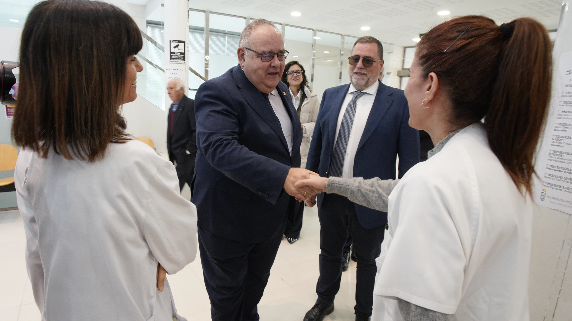 Alejandro Vázquez durante su visita a Ponferrada