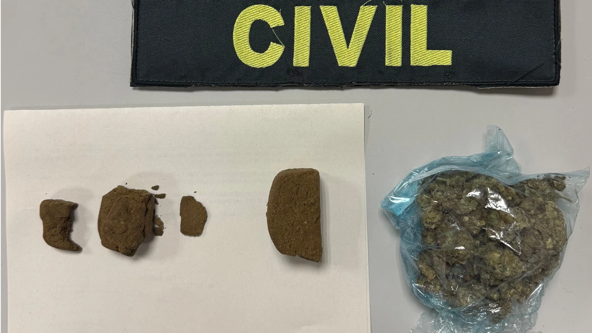 Detenido en la A-3 en Montalvo (Cuenca) cuando conducía con 40 gramos de hachís y 12 gramos de marihuana.