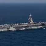 El portaaviones USS Gerald R. Ford en marcha hacia América Latina: el navío está bajo los designios de Trump