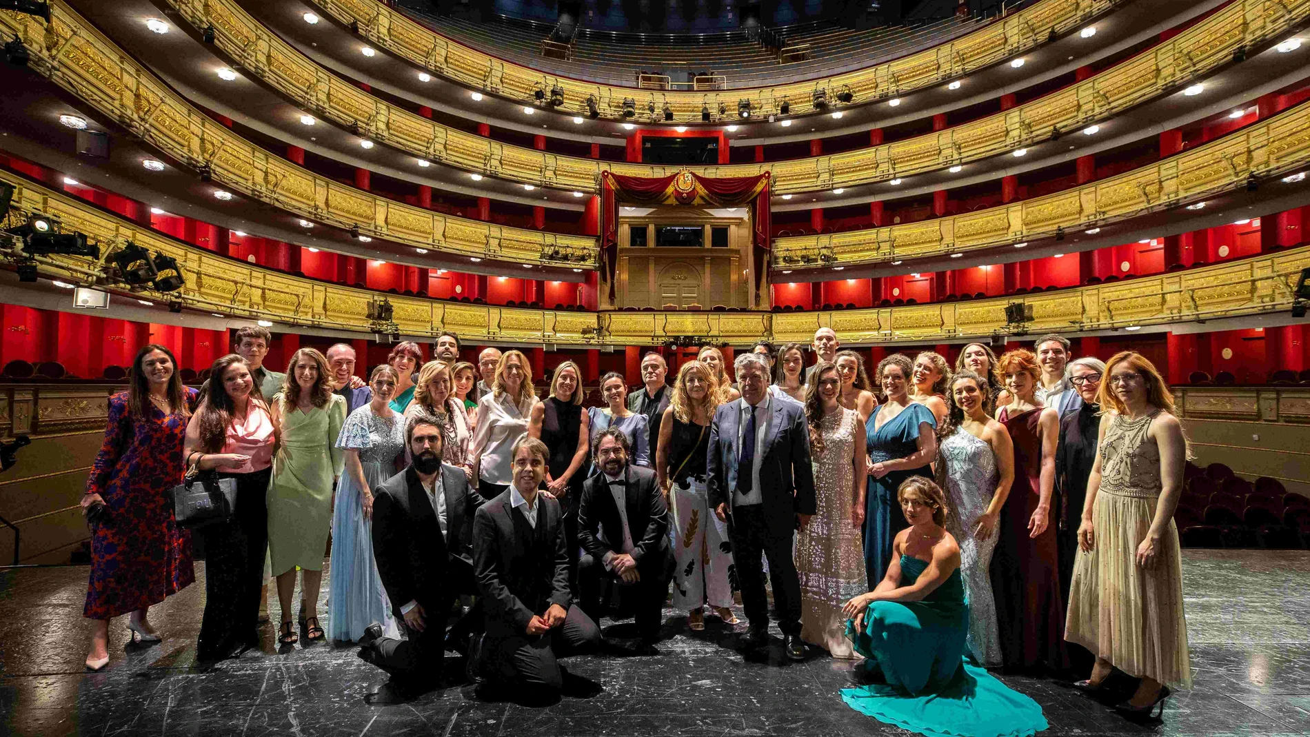 Participantes de la quinta edición de Crescendo. REMITIDA / HANDOUT por TEATRO REAL Fotografía remitida a medios de comunicación exclusivamente para ilustrar la noticia a la que hace referencia la imagen, y citando la procedencia de la imagen en la firma 28/10/2025