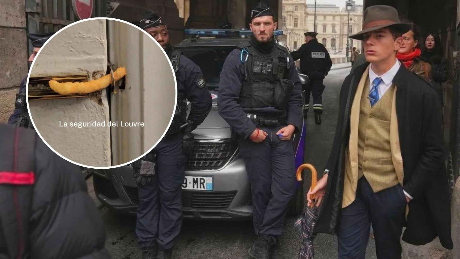 El robo en el Louvre desata la locura en redes: bulos, memes y teorías