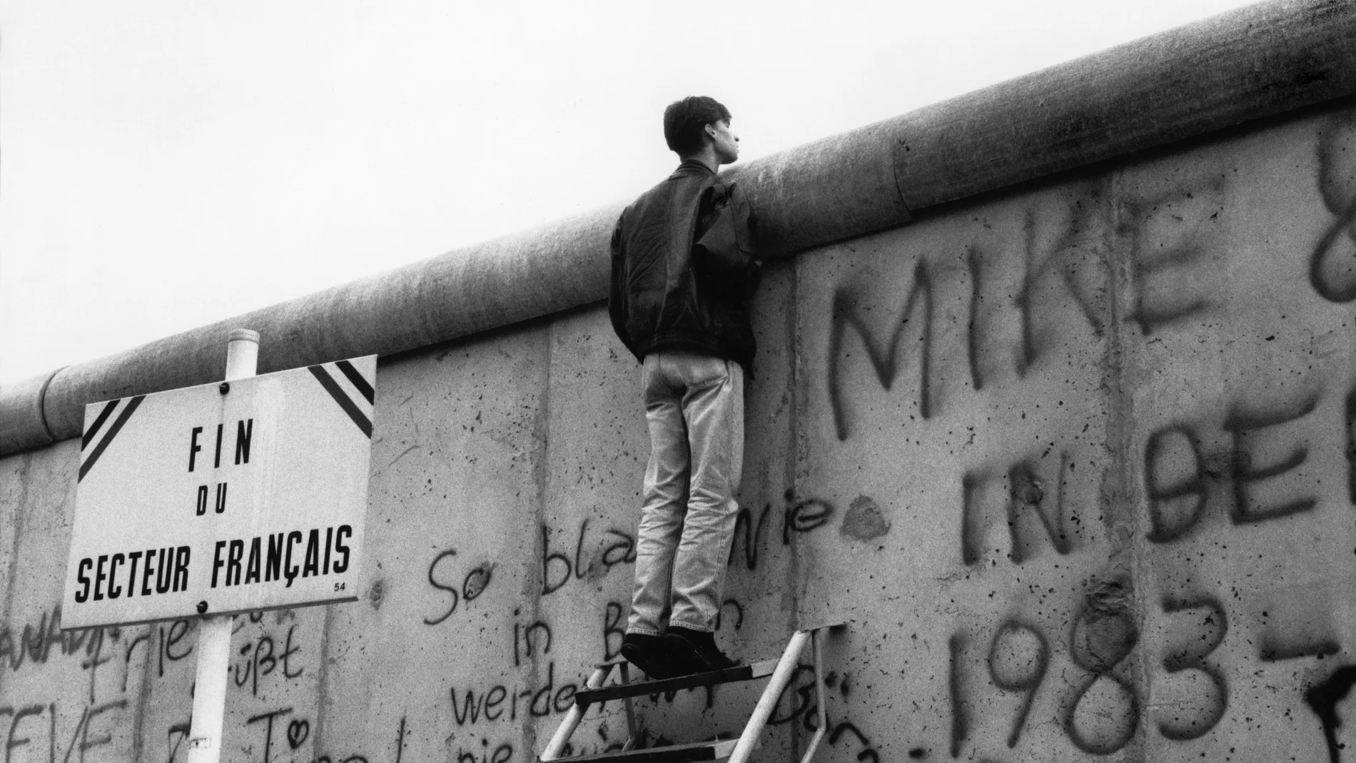 Una imagen del muro de Berlín