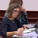 Milagros Marcos durante su intervención