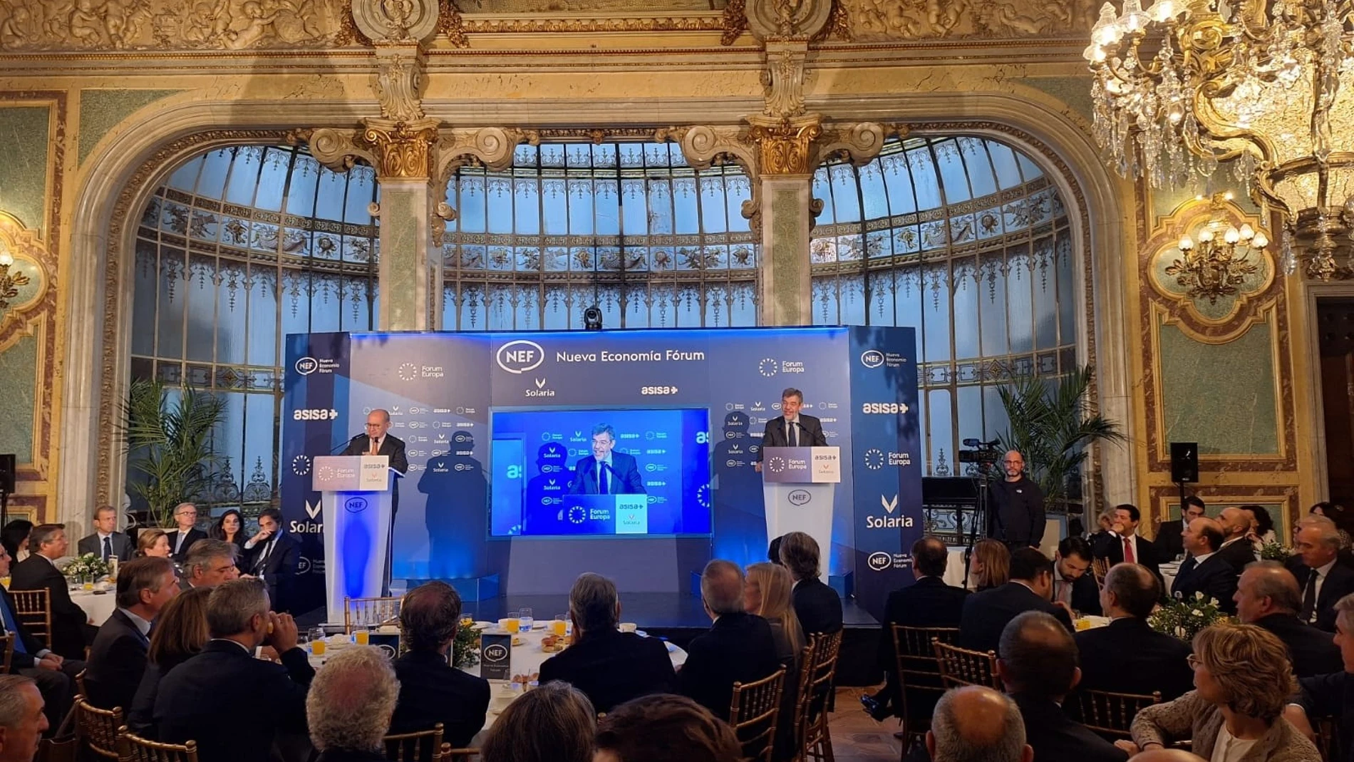 El vicesecretario de Economía y Desarrollo Sostenible del Partido Popular, Alberto Nadal, durante su intervención en 'New Economy Forum'. Sebastián Hipperdinger / Europa Press 28/10/2025