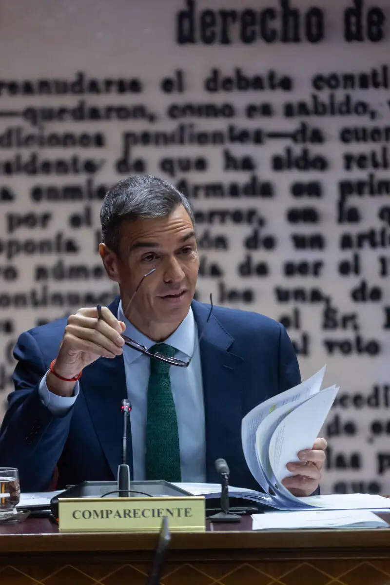 Sánchez en la comisión Koldo en el Senado @ Gonzalo Pérez 