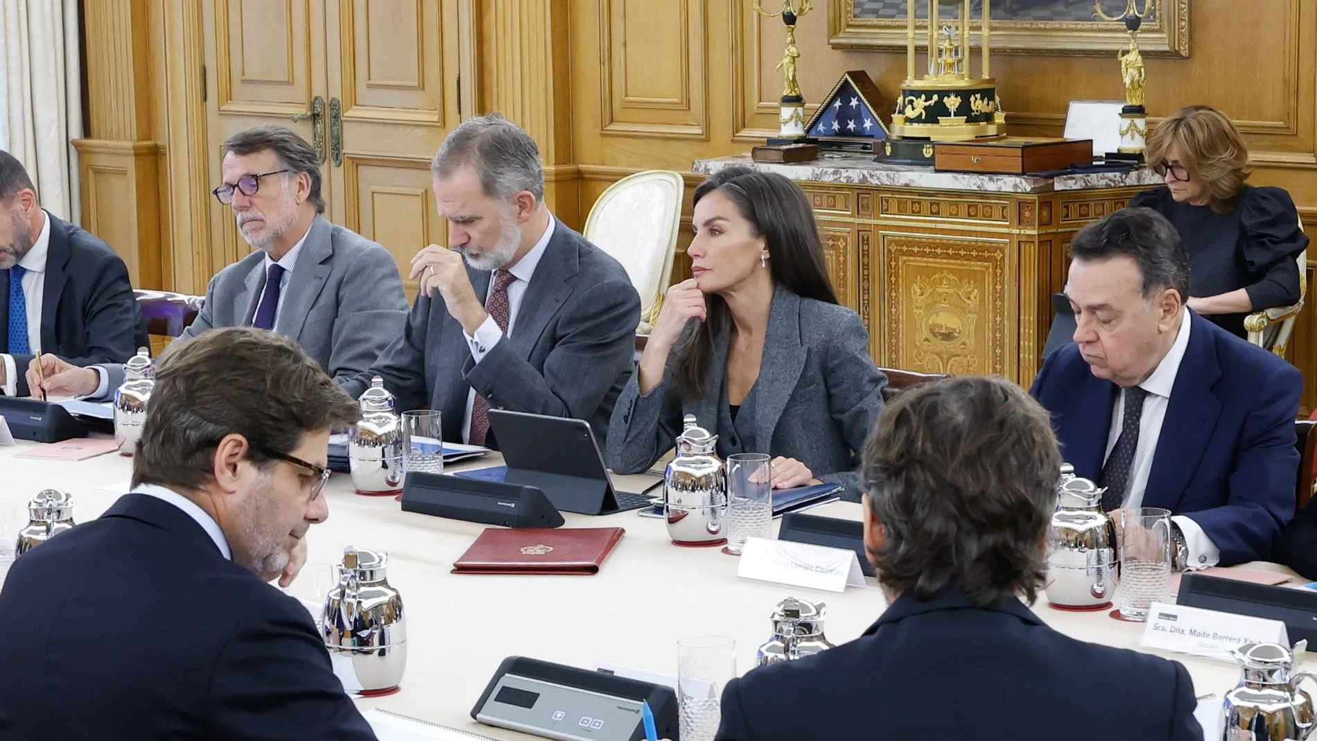 El look de trabajo de la Reina Letizia.