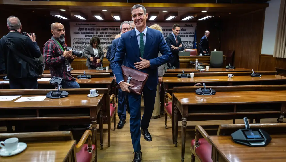 Pedro Sánchez comparece en la comisión Koldo en el Senado @ Gonzalo Pérez