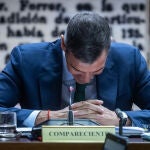 Pedro Sánchez comparece en la comisión Koldo en el Senado @ Gonzalo Pérez 
