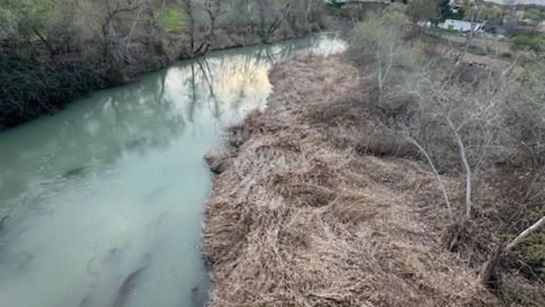 Situación del cauce de Fuentidueña.