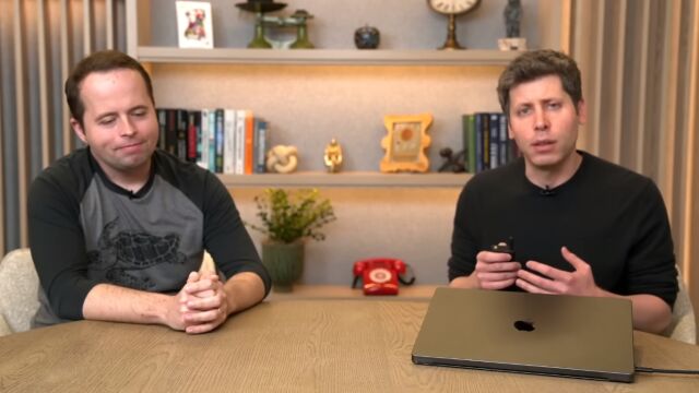 Sam Altman, creador de ChatGPT, junto a Jakub Pachocki, científico jefe de OpenAI