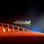 Llegada a Lanzarote de un cayuco