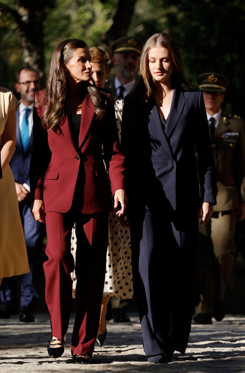 La Reina Letizia y la Princesa Leonor.