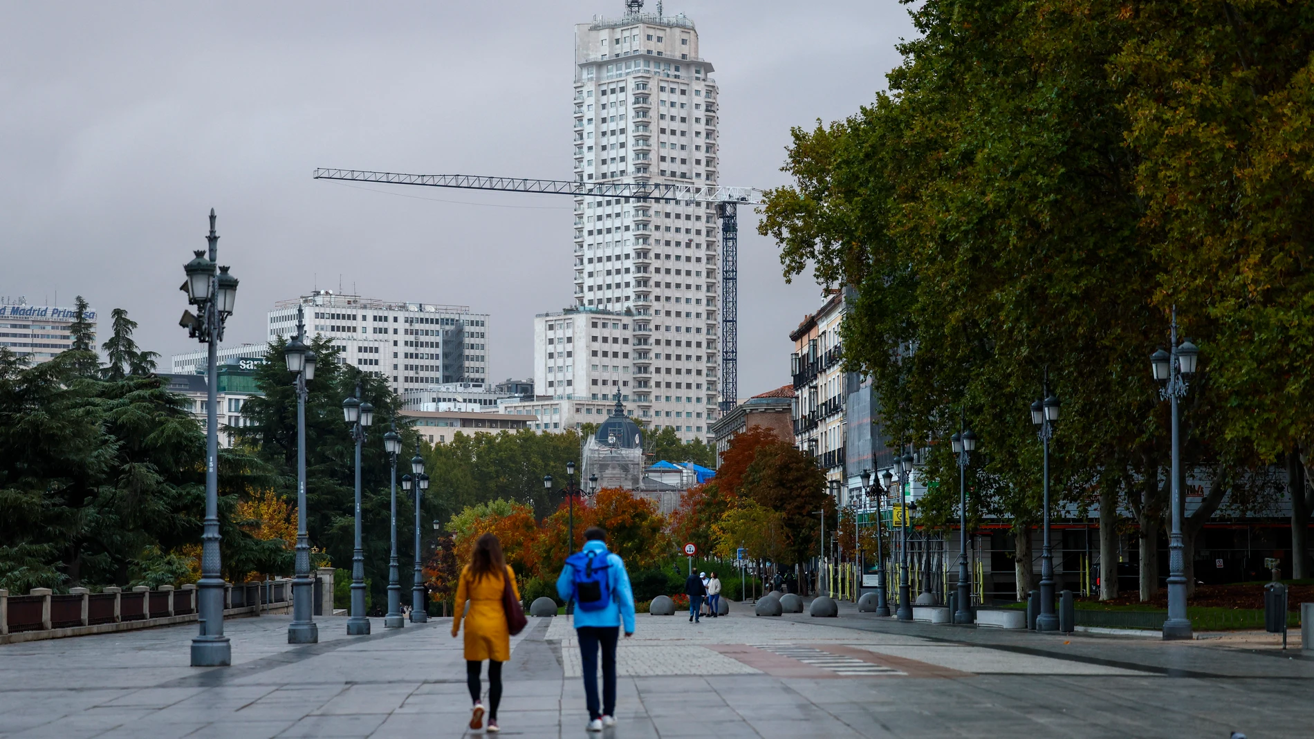 Día frío en la Comunidad de Madrid