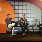 Sergio Calderón, director de TVE y María Eizaguirre, directora de Comunicación y Participación de RTVE