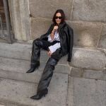 El look Vicky Martín Berrocal con botas muy altas. 