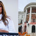 Melania Trump muestra la decoración de Halloween mientras crece la controversia por las reformas en la Casa Blanca
