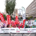 Protestas por las calles de Valladolid