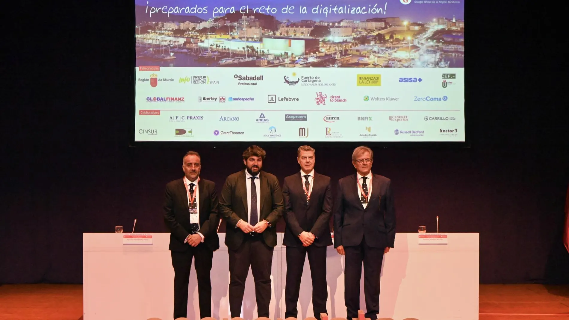MURCIA.-López Miras destaca "la fortaleza y la estabilidad" de la economía regional ante 400 economistas y asesores fiscales
