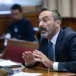 Pedro Sánchez comparece en la comisión Koldo en el Senado 
@ Gonzalo Pérez