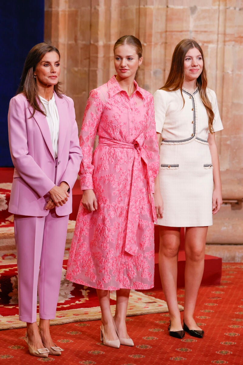La Reina Letizia, Leonor y Sofía.