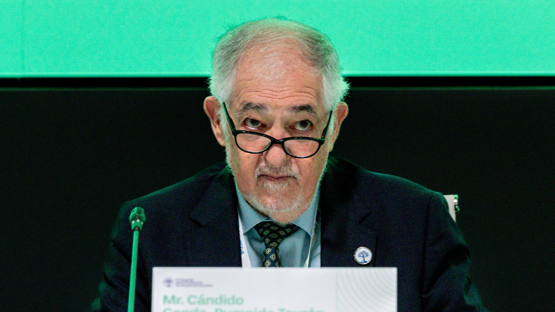El presidente del Tribunal Constitucional, Cándido Conde-Pumpido, durante la reunión 'Independencia de los Tribunales Constitucionales', en IFEMA, a 30 de octubre de 2025, en Madrid (España). La reunión se enmarca en la VI Conferencia Mundial de Justicia Constitucional que ha sido organizada por el Tribunal Constitucional bajo el título 'Los derechos humanos de las generaciones futuras', y a la que asisten más de 90 delegaciones de los principales tribunales y cortes constitucionales de todo ...