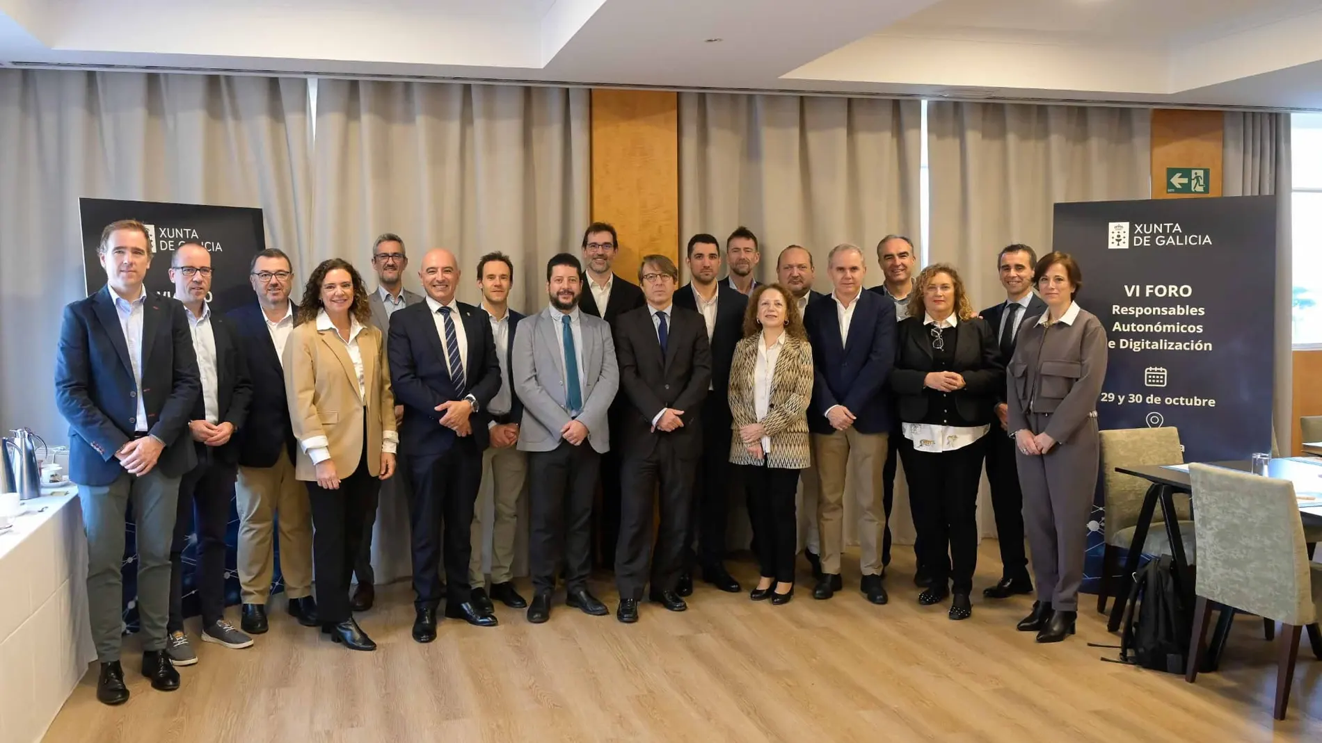 El director general de Telecomunicaciones y Administración Digital, Antonio Ibáñez, participa en el VI Foro de Responsables Autonómicos de Digitalización organizado por la Xunta de Galicia