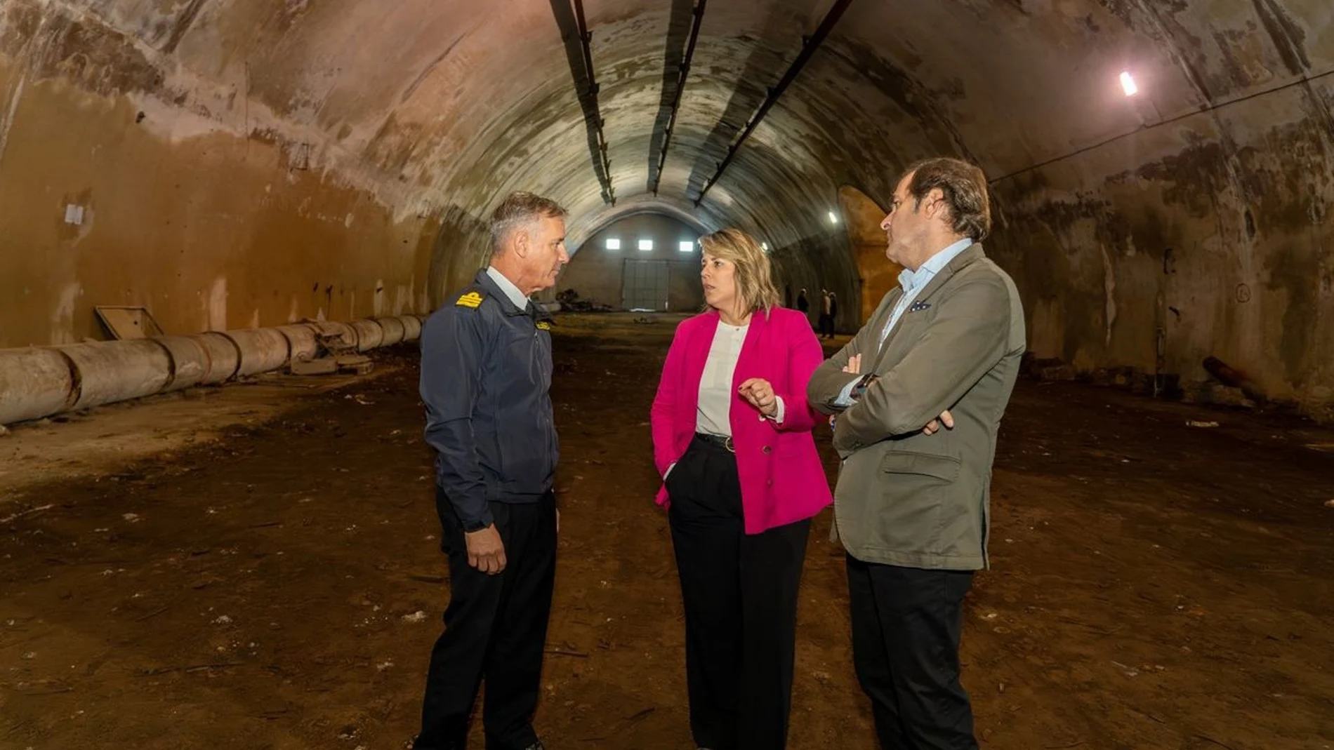 MURCIA.-(AMP) Comienza la descontaminación de los túneles del Espalmador que acogerán el submarino Tonina